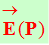 vecteur E (P)