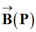 vecteur B (P)