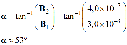 angle alpha : 53 �