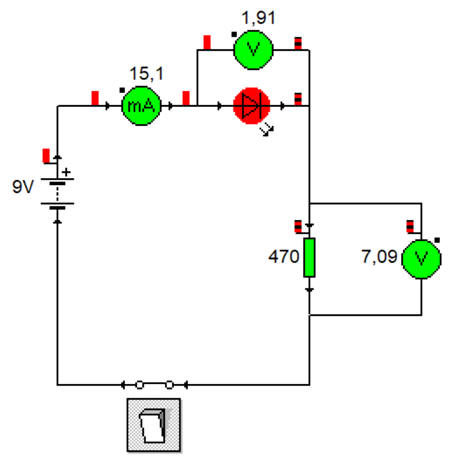 Simulation avec Crocodile Physics 1.7