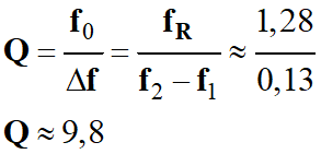 Q = 9,8