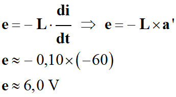 e = 6,0 V