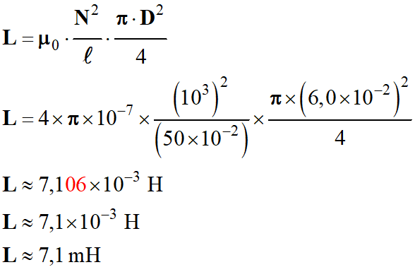L = 7,1 mH