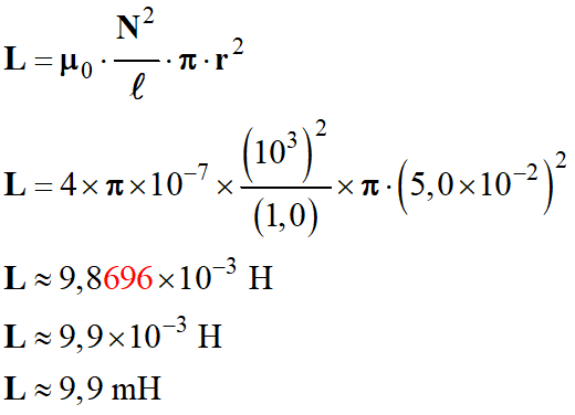 L = 9,9 mH