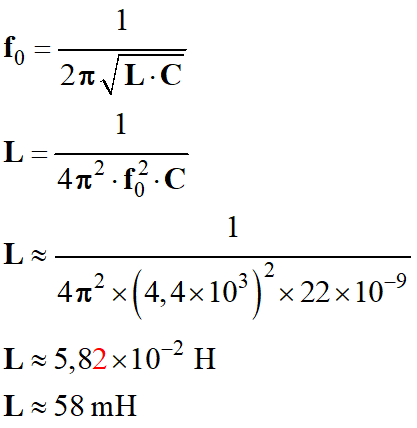 L = 58 mH