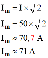 I m = 71 A