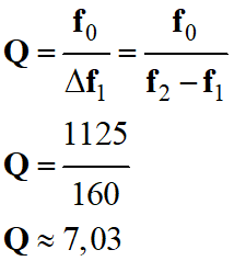 Q = 7,03