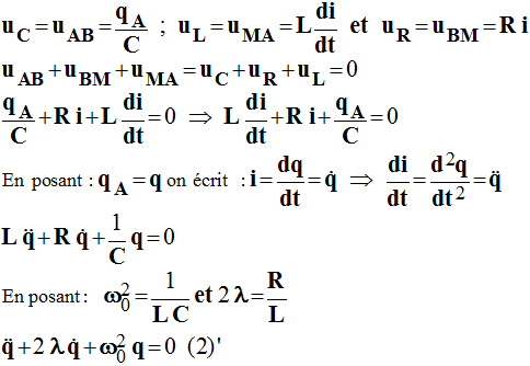 quation diffrentielle
