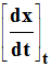 dx / dt