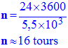 n = 16 tours