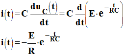 expression de i (t)