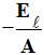 E l / A