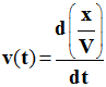 v (t)