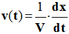 v (t)