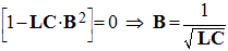B = 1 / LC