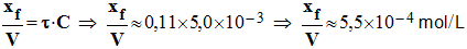 5,5 E-4 mol / L