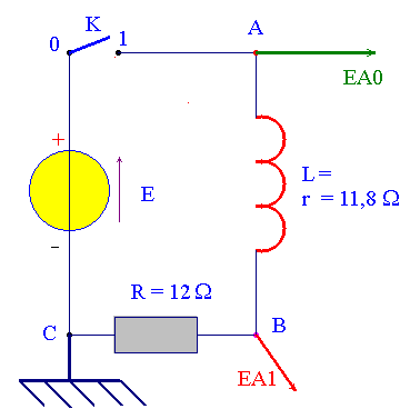 circuit électrique RL