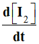 d (I2) / dt