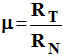coefficient de frottement