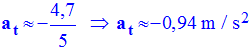 at = 0,94 m / s