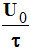 U0 / tau