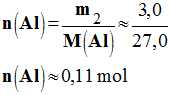 n (Al) = 0,11 mol