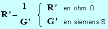 R' = 1 / G'