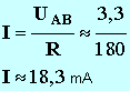 I = 18,3 mA