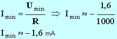 Imin = - 1,6 mA