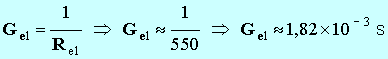 Ge1 = 1,82 E-3 S