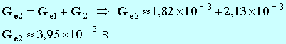 Ge2 = 3,95 E-3 S