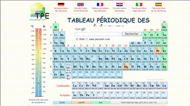 tableau p�riodique