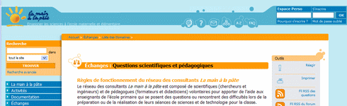 la main � la p�te